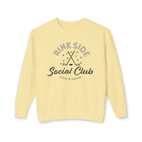 Rinkside Social Club Comfort Colors Unisex Lightweight Crewneck Sweatshirt