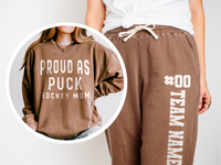Custom Player Joggers Unisex Garment-Dyed Lightweight Fleece Sweatpants