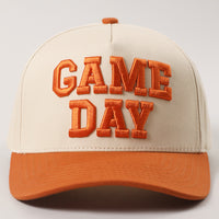 Game Day 3D Letter Embroidered Two-Tone Trucker Hat