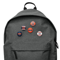 Custom Team Set of Pin Buttons