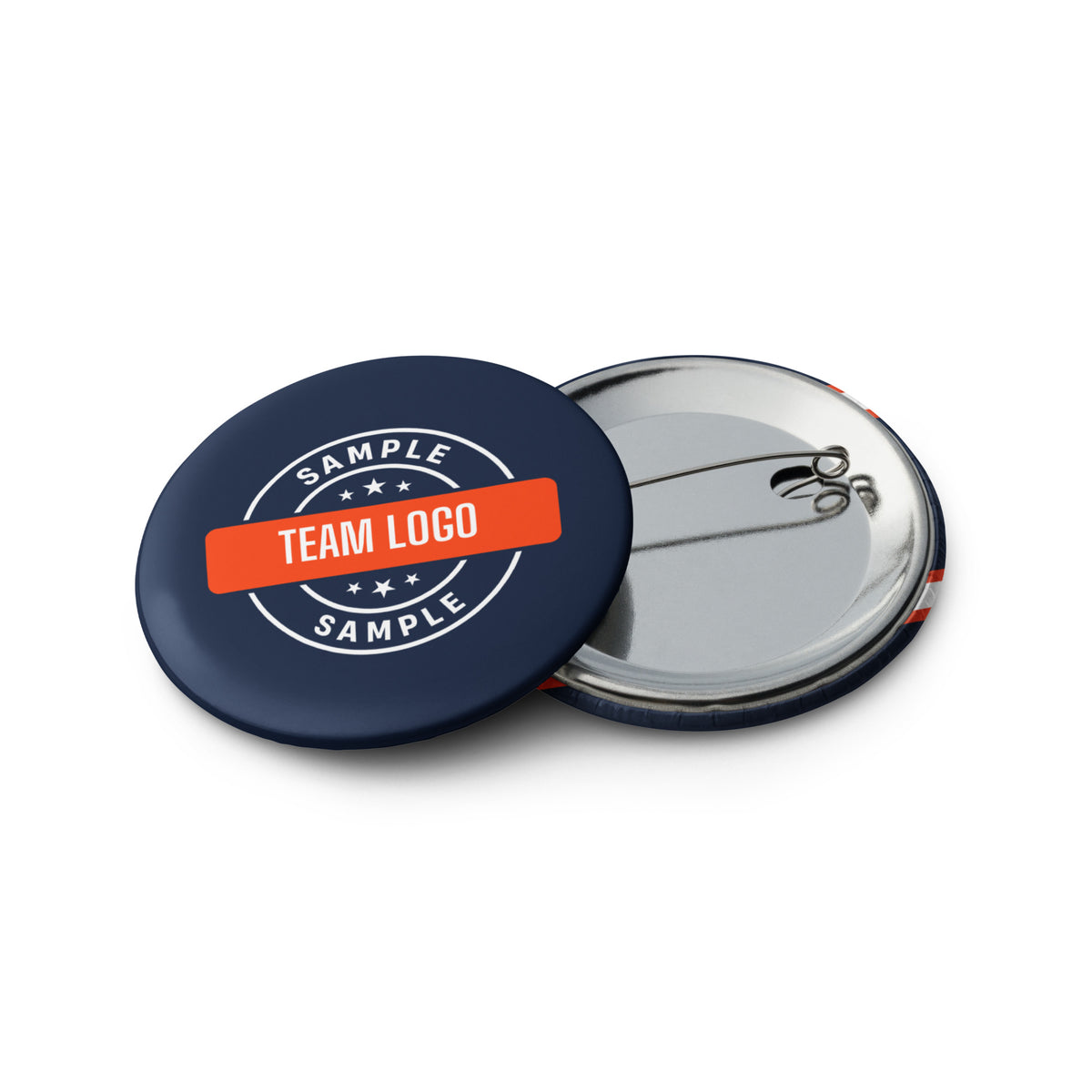 Custom Team Set of Pin Buttons
